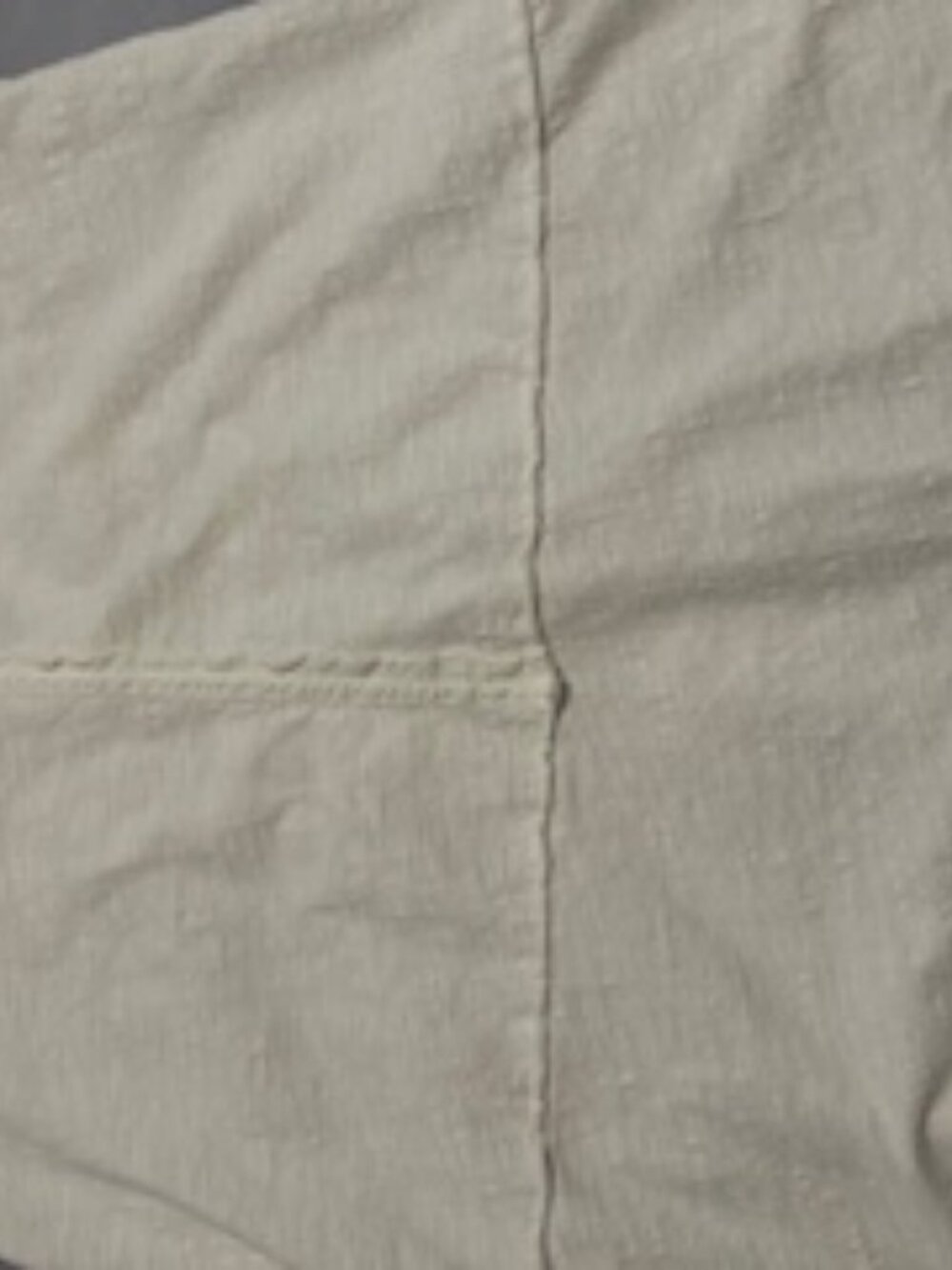 Anthropologie Meadow Rue. Beaded, off white, short sleeve shirt - Picture 6 of 6